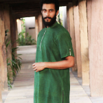 Khadiji gents kurta half sleeves