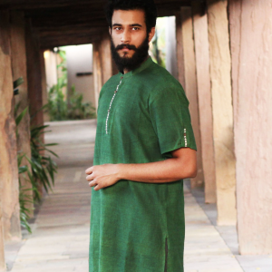 Khadiji gents kurta half sleeves