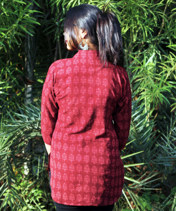 Khadi women half Kurti